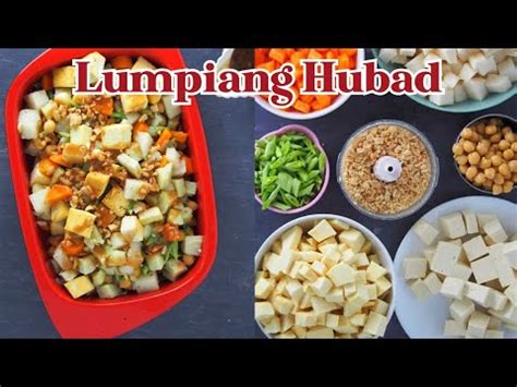 pinay hubad.com|Lumpiang Hubad with Garlicky Peanut Sauce .